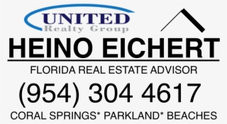 Heino Eichert<br>coral Springs • Parkland • Beaches