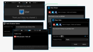 Chat And Follower Notifications - Computer Icon