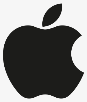 Pair Of Apples Outline Png - Black Apple Logo Png