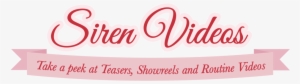 Siren Videos Titles - Boutique Chic