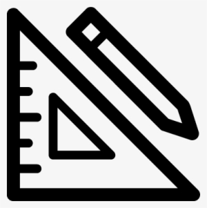 Icons Tagged As - Ruler And Pencil Icon