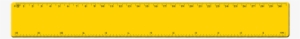 Transparent Ruler Yellow - Tool