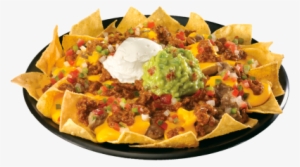 Pork Sausage Nachos - Nachos Con Carne Y Queso Png