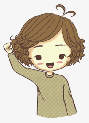 Harry Styles, One Direction, And 1d Image - One Direction Chibi Harry