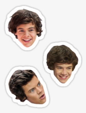 "harry Styles" Stickers By Guts N' Gore - Harry Styles Face Sticker