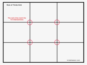 Place Your Center Of Interest In Or Around The Red - Rule Of Thirds