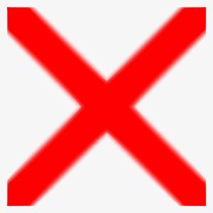 New Svg Image Transparent Red X - Transparent Red X Background Md Png