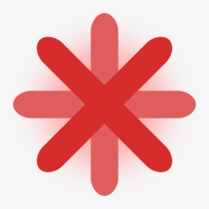 Red, Cross, Design, Ball, Asterisk, Designing - 8 Petal Flower Shapes