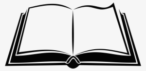 Royalty Free Clip Art - Silueta De Libro Abierto