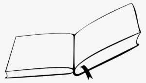 Open Book Silhouette Png Vector Freeuse Download - Open Book Clip Art