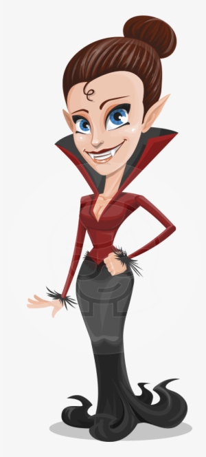 Medusa Fang-legant - Cartoon Vampire Woman