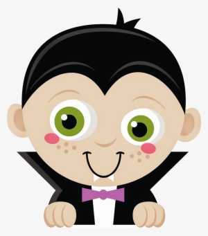 Vampire Clipart Cartoon Vampire - Cute Halloween Clipart