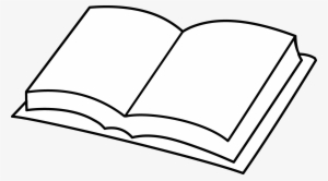 17 Best Photos Of Blank Open Clipart - Books Clipart Coloring Page
