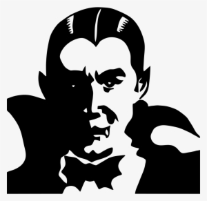 Dracula Clipart Silhouette - Dracula Black And White Clipart