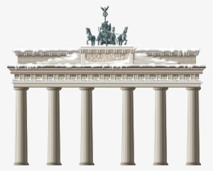 Snowy Berlin Gate - Thumbnail