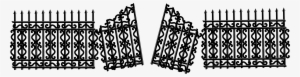 This Free Icons Png Design Of Iron Fence With Broken