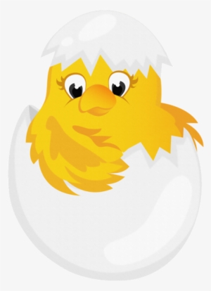 Easter Png - Chick In Egg Clipart
