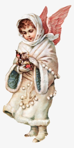 Free Victorian Snow Angel Clipart - Victorian Snow Angel