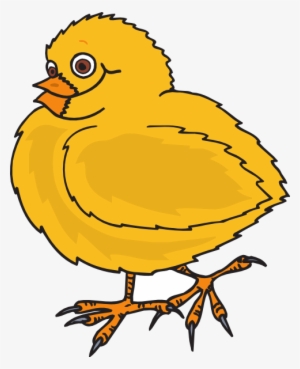 Clipart Baby Chick - Con Gà Con Lông Vàng