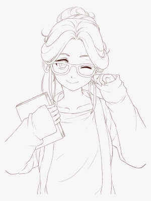 Anime Lineart Transparent - Line Art