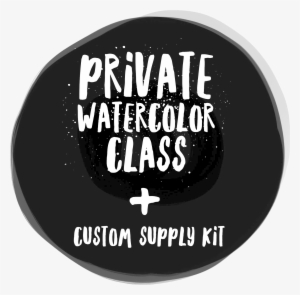 Private Watercolor Class Custom Supply Kit
