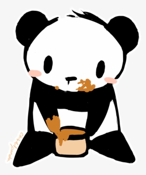 Cute Panda Anime Gif - Choco Panda Ceramic Cup/mug,johnflick Unisex Coffee