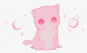 Kawaii Cats Transparent Png Transparent Download - Kawaii Pink Cat