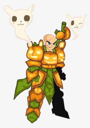 Aqw Graveyard Kawaii Soul Bunny Pumpkin Armor By Teamlpsandacnl - Comics