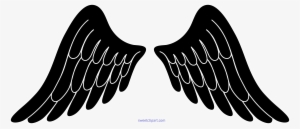 Angel Wings Black And White - Angel Wings Clipart Black And White