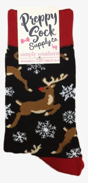 Simply Southern Reindeer Sock - Sock