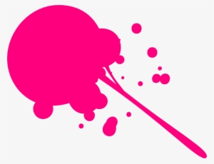 Graffiti Paint Splatter Paint Splat - Neon Pink Paint Splatter