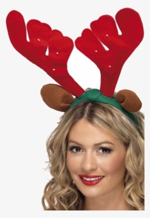 Reindeer Antlers Headband Png - Christmas Snowflake Head Boppers