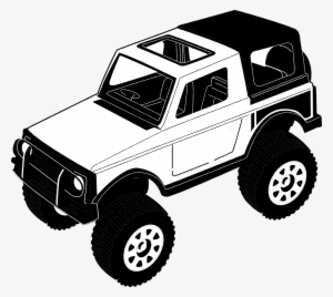 Jeep Drawing Black And White - Jeep
