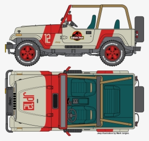 Jeep Drawing Cute - Jurassic Park Jeep Reference