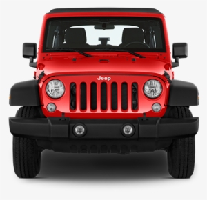 2016 Jeep Wrangler Unlimited Front View - Maryland Flag Jeep Grill Wrap