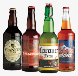 Glowing Halloween Slapsticker Beer Bottle Labels - Halloween Party Glow In The Dark Beer Bottle Labels