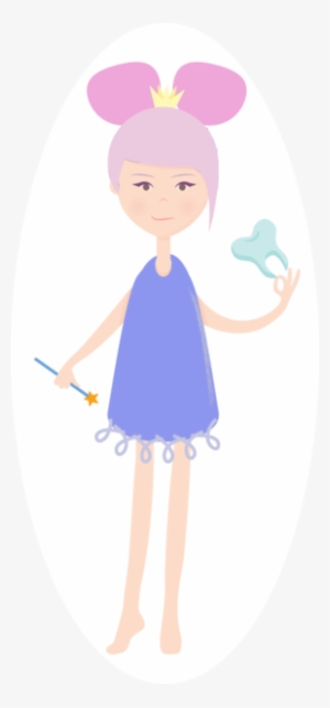 Clip Art Of The American Tooth Fairy With A Purple - Zubić Vila