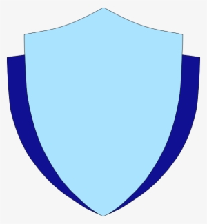 Small - Blue Shield Shape Png