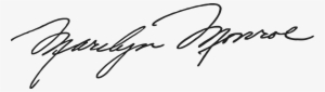 Marilyn Monroe Signature - Marilyn Monroe Signature Vector