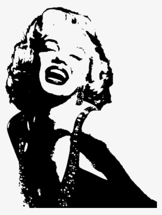 Free Png Marilyn Monroe Png Images Transparent - Marilyn Monroe Black And White Art