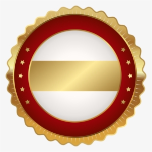 Seal Badge Red Gold Png Clip Art Image - 8 Embellissements Têtes De Mort En Bois N 2