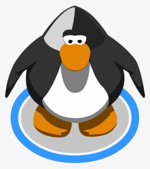 Black Face Paint In-game - Red Penguin Club Penguin