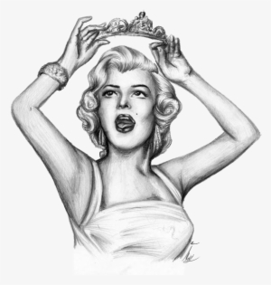Marilyn Monroe Drawing Pencil Sketch - Marilyn Monroe Dibujo