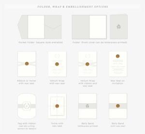 Folders, Ribbons & Wax Seals - Musical Composition