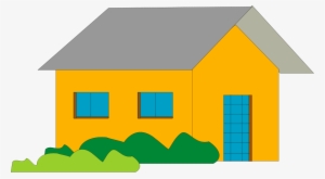 Home Vector Cartoon - Short Building Clipart