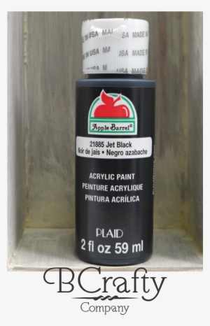 21885 Jet Black Apple Barrel Craft Paint - Dark Grey Apple Barrel Acrylic Paint