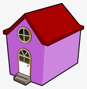 Cute Home Cartoon - House Clip Art