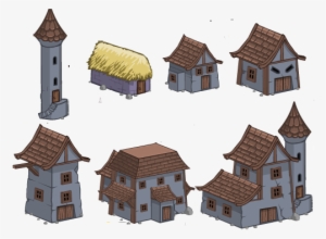 Halloween Houses - Portable Network Graphics