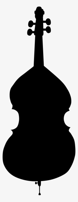 Image For >, Playing Cello Clipart - Double Bass Silhouette