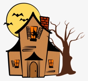 Halloween House Vector Free Free Png Image - Clipart Haunted House